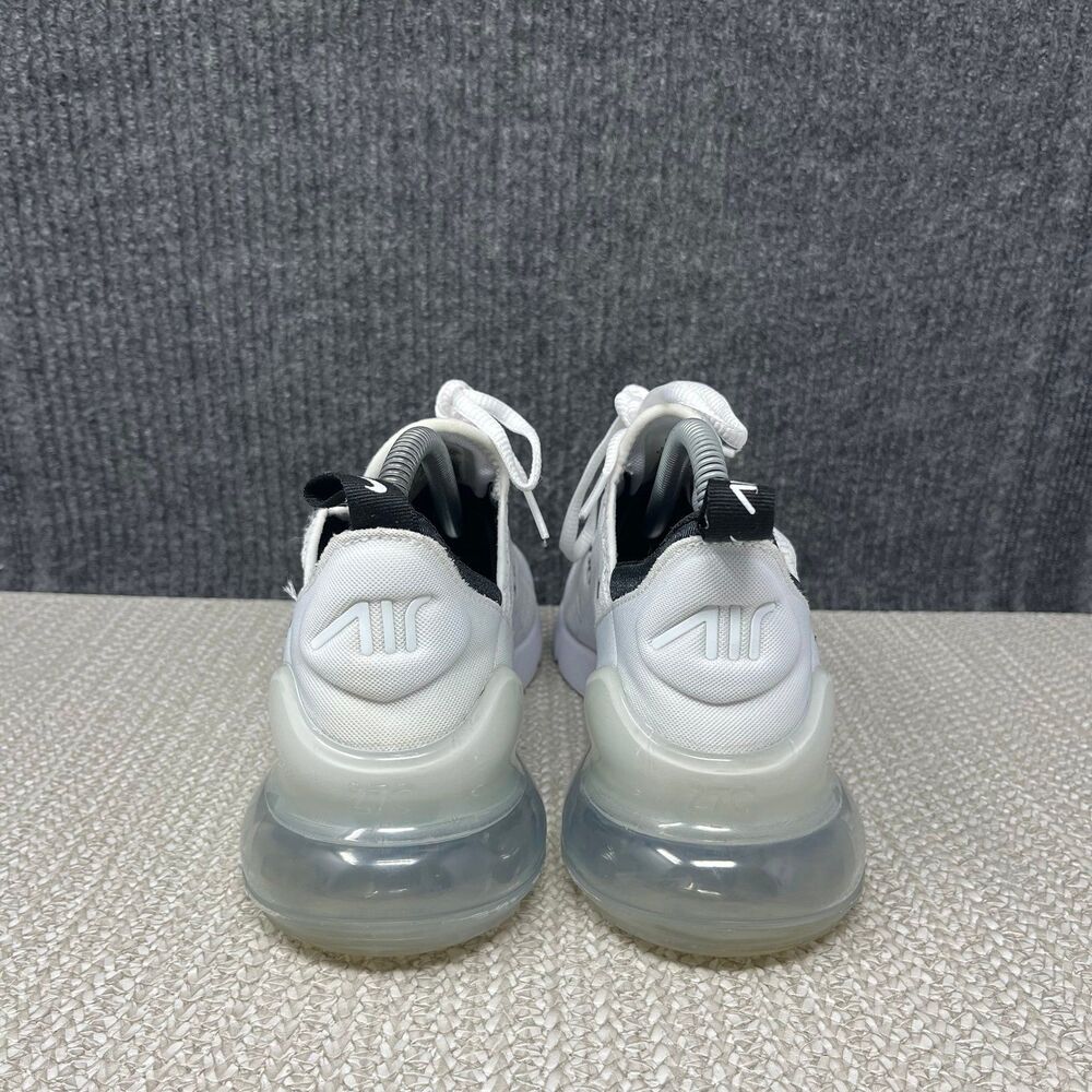 Nike Air Max 270 White Black Athletic Running Shoes Women’s 8 AH6789-100 - Picture 4 of 8